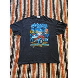 Vintage World of Outlaws 1994 Race Sports Shirt XL Single Stitch- Made In USA